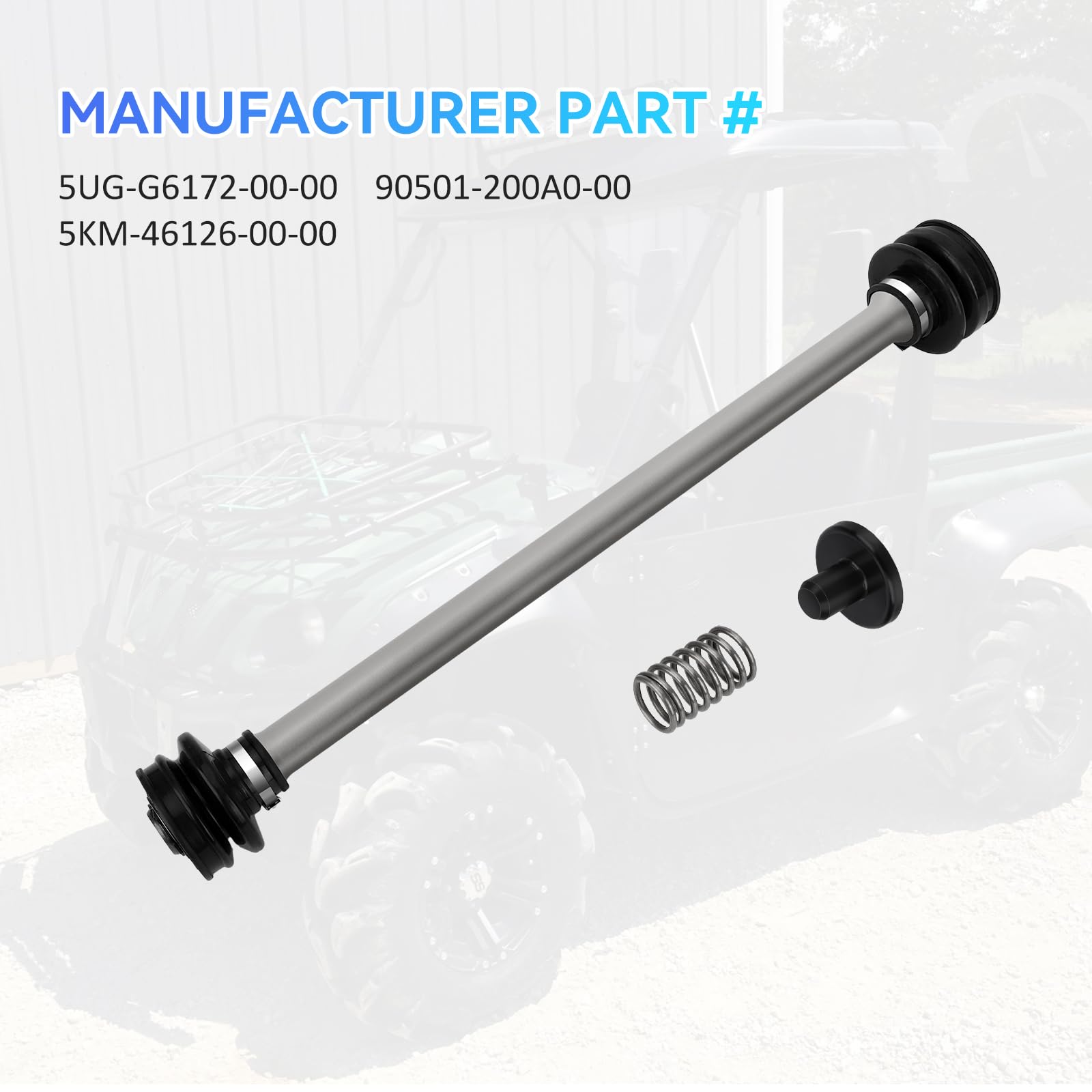 Amazon.com: M MATI Rear Propeller Drive Shaft Kit for Yamaha Rhino